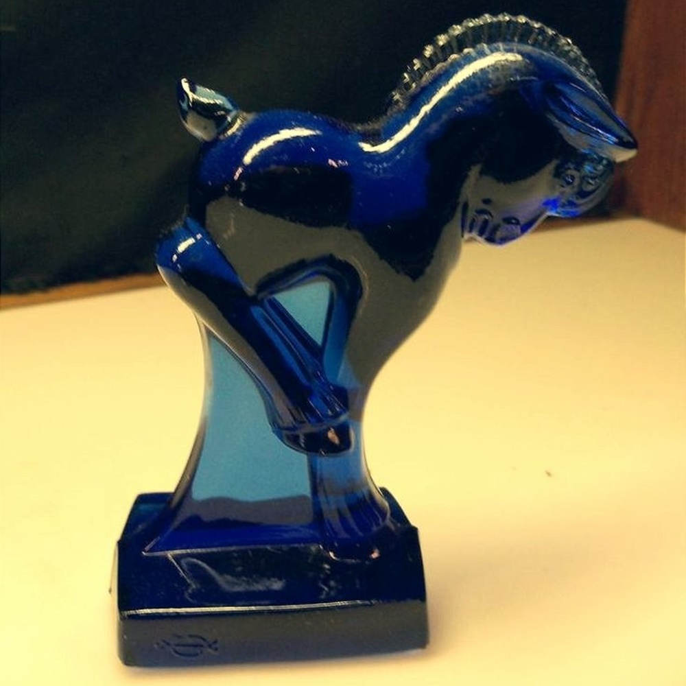 Longaberger HCA Heisey Pony Set Kicking & Rearing